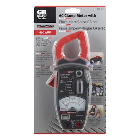 Gb Gardner Bender Analog Clamp-On Meter GCM-500